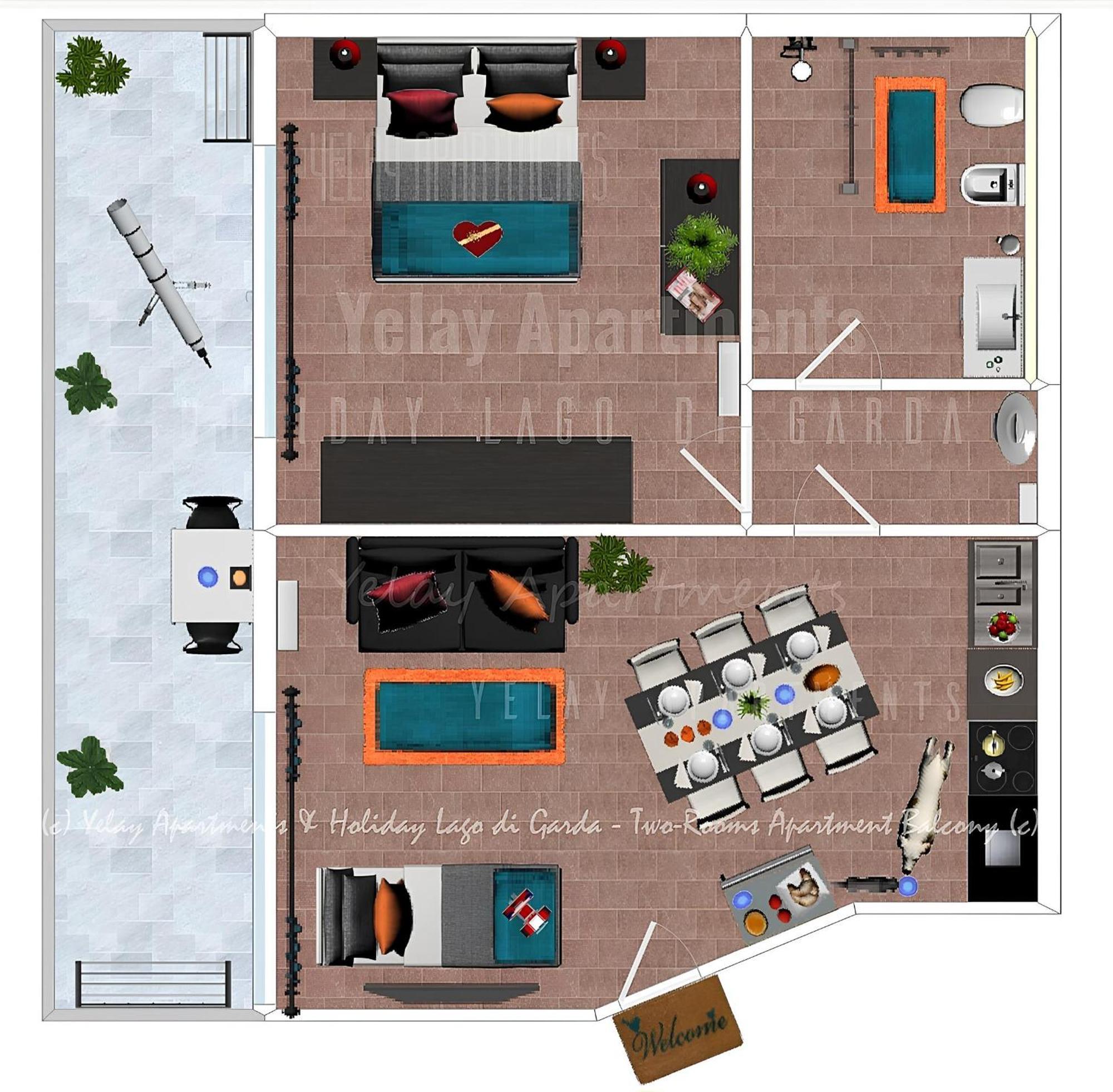 Yelay Apartments & Holiday Lago Di Garda 라파 외부 사진