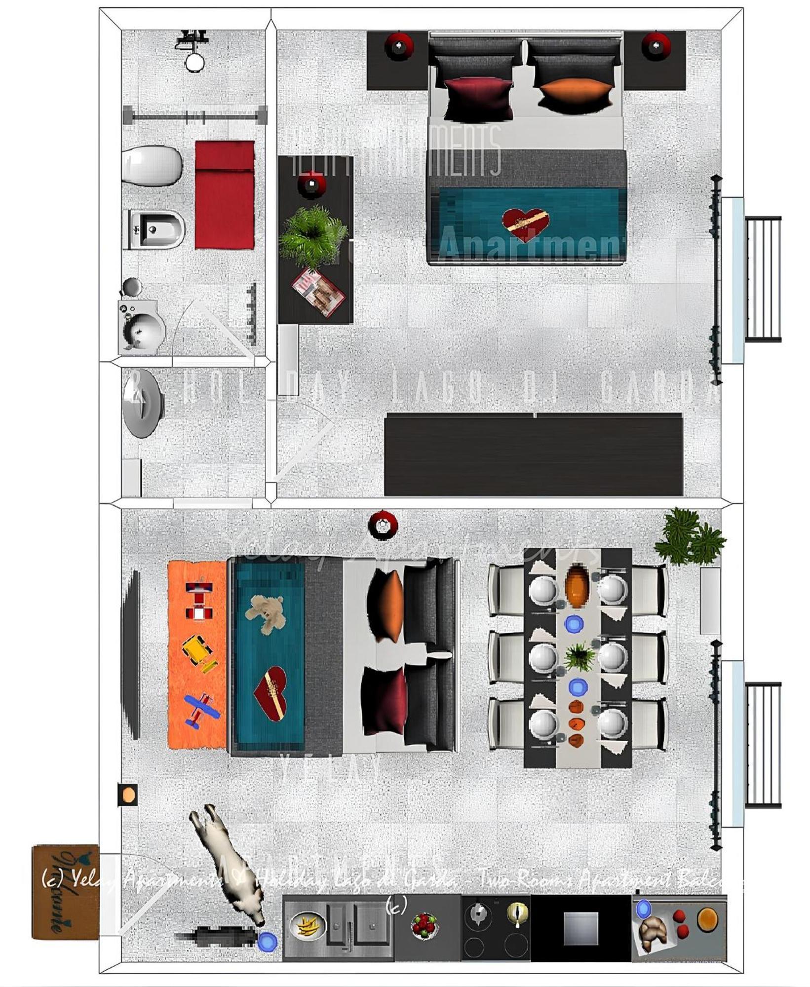 Yelay Apartments & Holiday Lago Di Garda 라파 외부 사진